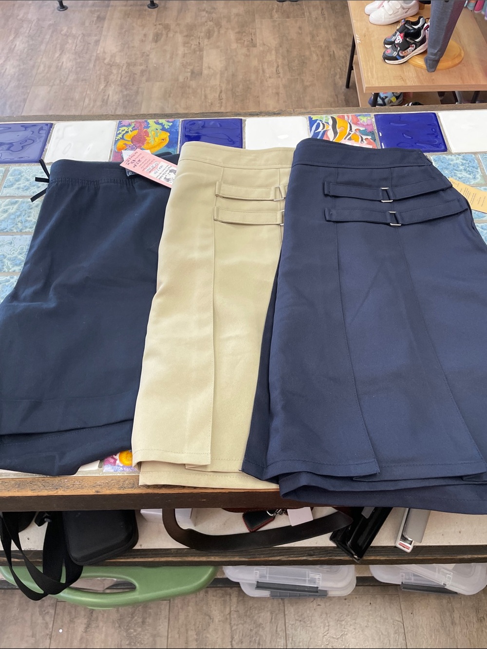 GIRLS French Toast Bottom Lot (2 Skorts, 1 shorts)